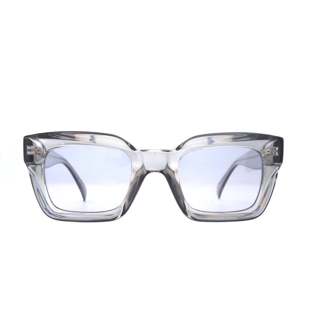 RYAN SIMKHAI POLARIZED DYLAN | TRANSPARENT LIGHT GREY | BLUE POLARIZED LENS SU